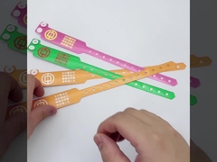 Gepersonaliseerde wristbanden van vinyl-evenementen met opties voor warmteoverdracht