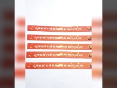 Geweven kledingbanden voor promotie en evenementen met schermdruk