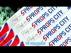 Snap sluiting waterdichte en duurzame Tyvek polsbanden voor evenementen en festivals Logo aangepast