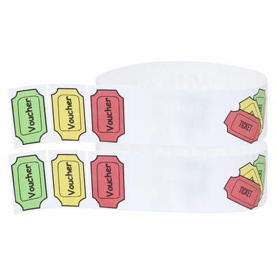 Beveiliging Tyvek Armbanden Voor Evenementen, Wegwerpbare Aanpasbare Papier Armbanden