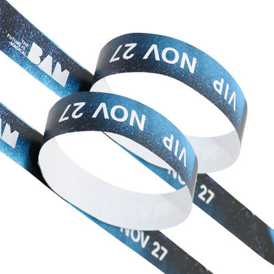 Stijlvolle, op maat gedrukte, evenementarmbanden, waterdichte DuPont Tyvek-armbanden.