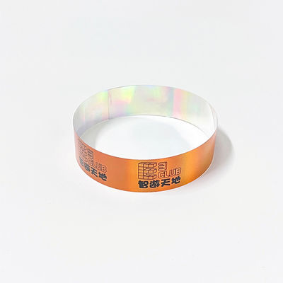 Snap sluiting Tyvek papieren polsbandjes Armbanden versleten bestand lichtgewicht