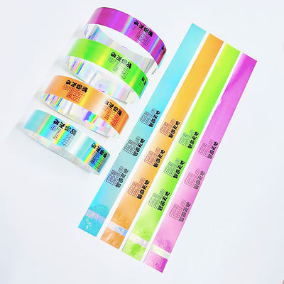 Unisex Glitter Party Armbanden Laser Printing Verstelbare Armband