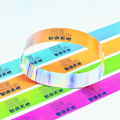 Flash Custom Glitter Armbanden, kleurrijke gepersonaliseerde Sparkle Armbanden