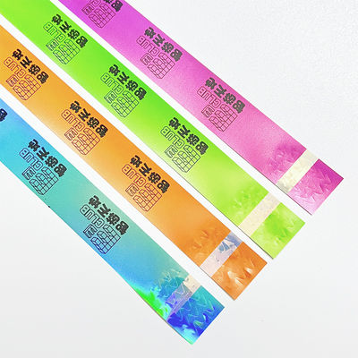 Festival Glitter Party Armbanden Verstelbaar Gedrukt Armband Met Logo