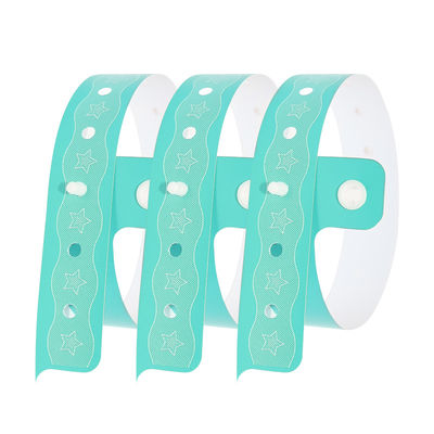 Elastische PVC polsband, zachte kleefstof gepersonaliseerde vinyl polsbanden