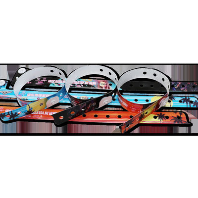 Elastische PVC polsband, aangepaste zachte gedrukte vinyl polsband.