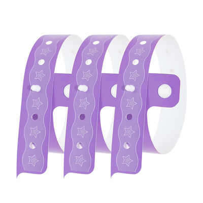 Waterbestendige PVC-armband, gepersonaliseerde polsbandjes voor evenementen.