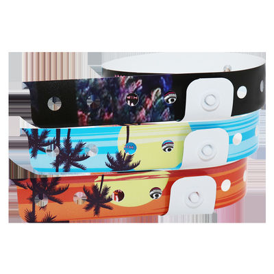 PVC Vinyl ID Armbanden Custom Logo Zilk Screen Printing Duurzaam Paars