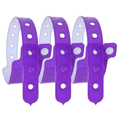 Op maat gemaakte onregelmatige vorm superzachte pvc polsbanden voor decoratie