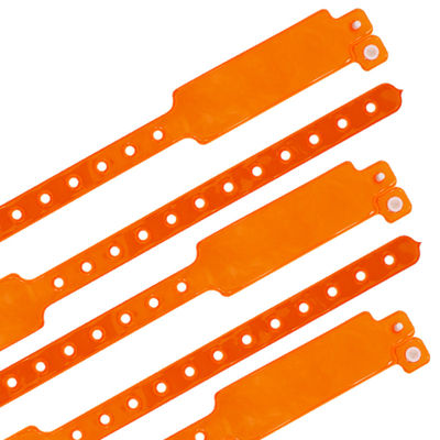 Veilige toegang Vinyl Event Armbanden Custom Met Warmteoverdruk