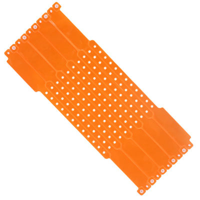 Vinyl PVC-armband met onregelmatige vorm in kartonnen doos