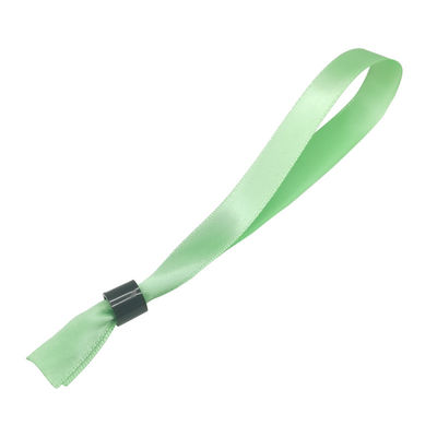 OEM Geweven Stoffen Armbanden Veiligheidsvergrendeling Met Plastic Clamps