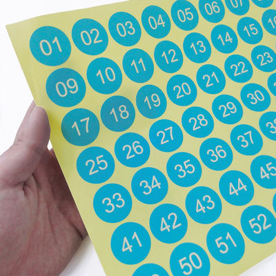 Kleurrijke stickers, Eco Solvent Technology Custom logo stickers.