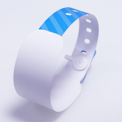 Blauwe ziekenhuisband, gedrukte wristband.