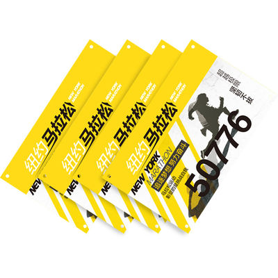 Screen Printing Race Bib Numbers Waterdicht Marathonlopers Tag