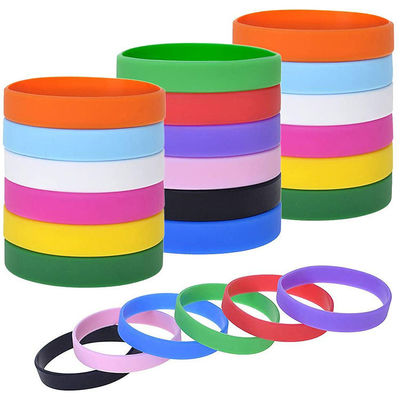 Silicone polsbanden promotiemateriaal 20cm-25cm Lengte