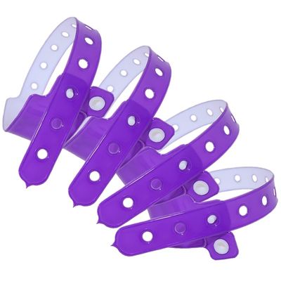 Fabrikant Wegwerpband Plastic Vinyl PVC Neon Fluorescerende Kleur Waterdicht Evenement Feest Geschenk Armband