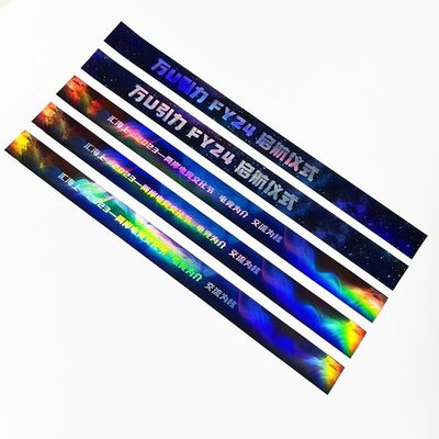 Fabriekspapier Armbanden Evenement Custom Concert Muziekfestival Neon Regenboog Glinsterende Laser Promotie Geschenk Papier Armband