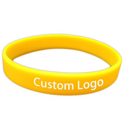 Gepersonaliseerde solide siliconen polsbanden voor reclame Gepersonaliseerde siliconen armband Promotie zakelijke evenement polsband