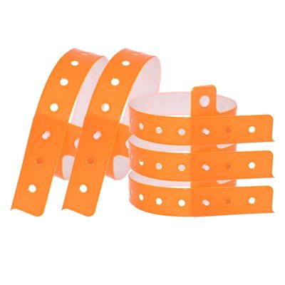 Fabriek Wegwerp aanpasbaar polsband Neon Multi-Kleur Plastic Vinyl PVC Waterdicht Evenement Geschenk Polsband