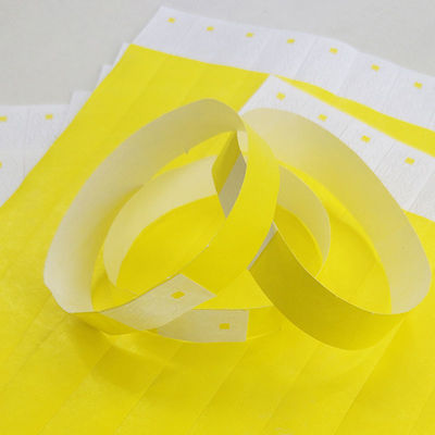 Zwem zwembad waterdicht papieren polsband met barcode en kleurenprint