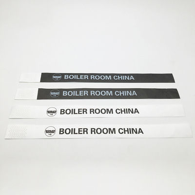 Custom Logo Sequentiële nummering Tyvek Armbanden Zwem zwembad Waterdicht Ink Tyvek Armband Armbanden