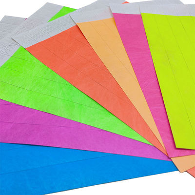 Event Festival Tyvek papieren polsbandjes met barcode en beveiligingsfuncties