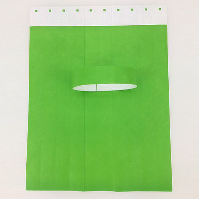 Gepersonaliseerde Barcoding Nummering Tyvek Papier Armband voor Waterdichte Pool Party Toegang Toegang