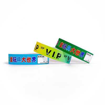Persoonlijke VIP-papier nummering armbanden met waterdicht Tyvek materiaal