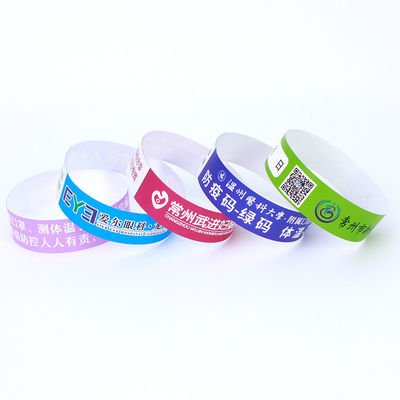 Persoonlijke VIP sequentiële nummering armbanden voor festival evenement gemaakt van Tyvek papier