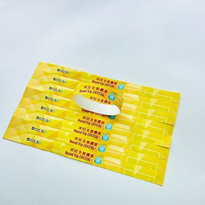 Verscheidene kleuren volkleurig geprinte polsband met aangepast logo Neon en snap sluiting