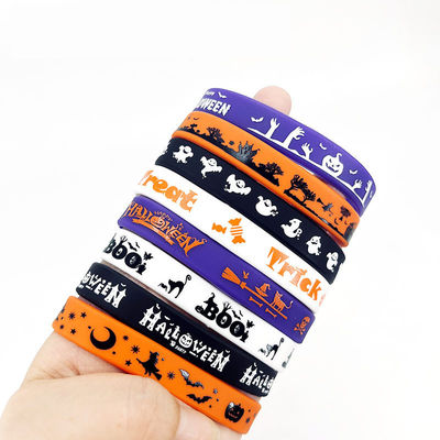 Euramerican Style Silicone Armband Event Halloween Dag Geschenk Festival Rubber Armbanden