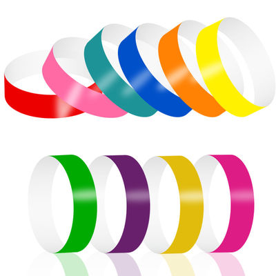 Goedkope PP-papier Event Armbanden Logo Geprinte Waterdicht En Tranenbestendige polsband