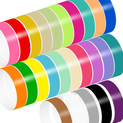 Tyvek toegangsbewijs papieren armband met streepjescode Qr-code serienummer waterdicht en wegwerpbaar voor 2025 Event VIPs