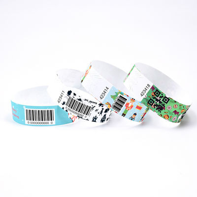 Tyvek-papieren armbanden voor identificatie en toegangscontrole