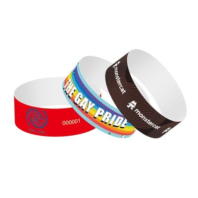 Op maat gedrukte papier-evenementarmbanden voor zakelijke activiteiten