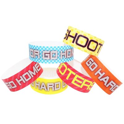 2025 Fabriek rechtstreeks verkopen Papier Armbanden Custom Event Armband Water Park Armbanden