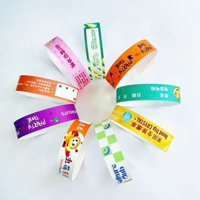 Eenmalige Tyvek-armbanden voor evenementen en pretparken