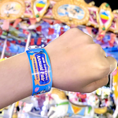 2025 Waterdicht Custom Full Color Logo Plastic Armband Voor Evenementen
