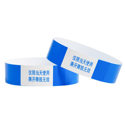 Budgetvriendelijk evenement Tyvek Armband Waterdicht Traanbestendig Tyvek Papier Armbanden Voor Event Beveiliging En Branding