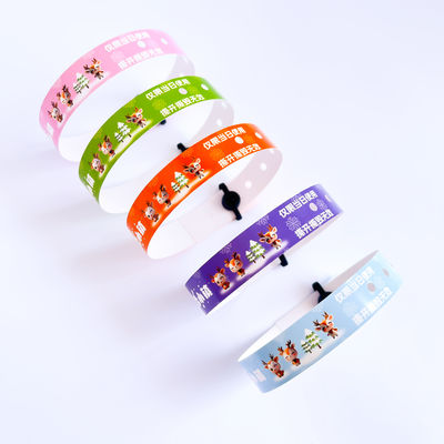 Waterdicht Custom Full Color Logo Plastic Armband Voor Evenementen Custom Service