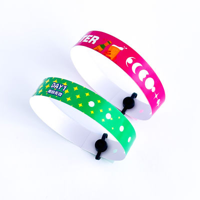 Waterdicht Custom Full Color Logo PVC Armband Voor Evenementen Met Custom Service