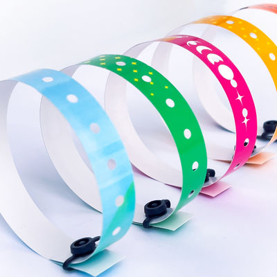 Waterdicht Custom Full Color Logo PVC Armband Voor Evenementen Aanbieden Custom Service
