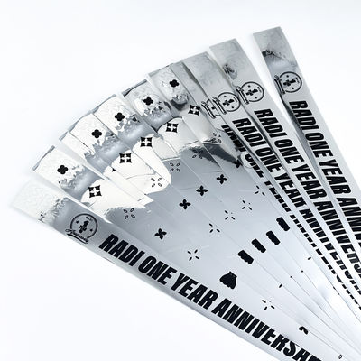 Holografische polsbandjes met aangepaste logo tekst MOQ 100 STUKS
