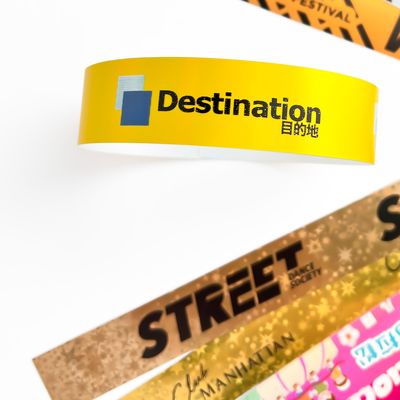 Op maat gemaakt Glitter Holographic Party Armbanden Unisex Geslacht Zilver/Goud Opties