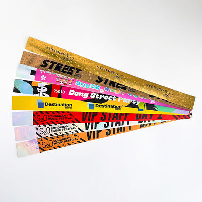 Gepersonaliseerde plastic polsbanden Holografisch ontwerp voor feest evenement en concert Geschikt voor volwassenen en kinderen