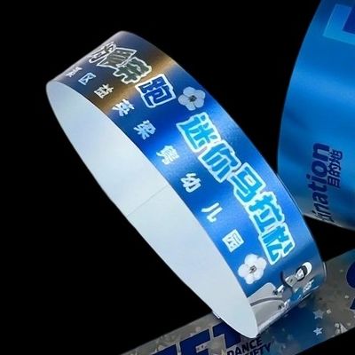 Glitter Style Plastic Adjustable Tyvek Wristbands The Ultimate Party and Events Accessory
