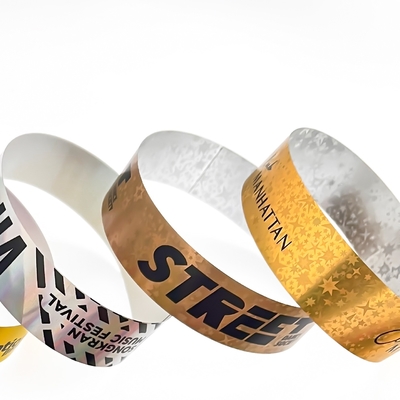 Aangepaste Glitter Party Polsbandjes voor Evenementen Zilver Goud Unisex