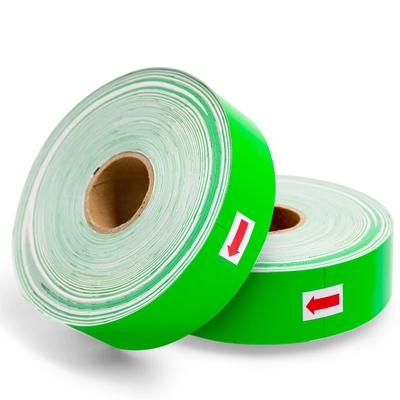 Thermisch afdrukbare gestroomlijnde patiëntidentificatie met rechthoekig ziekenhuis-patiënt-armband en duurzaam vinylmateriaal